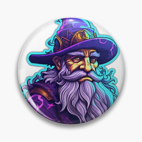 Item preview, Cyberpunk wizard Festive Neon designed and sold by StrongSouls.