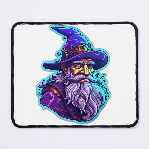 Item preview, Cyberpunk wizard Festive Neon designed and sold by StrongSouls.