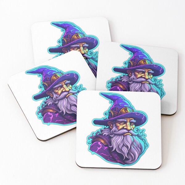 Item preview, Cyberpunk wizard Festive Neon designed and sold by StrongSouls.
