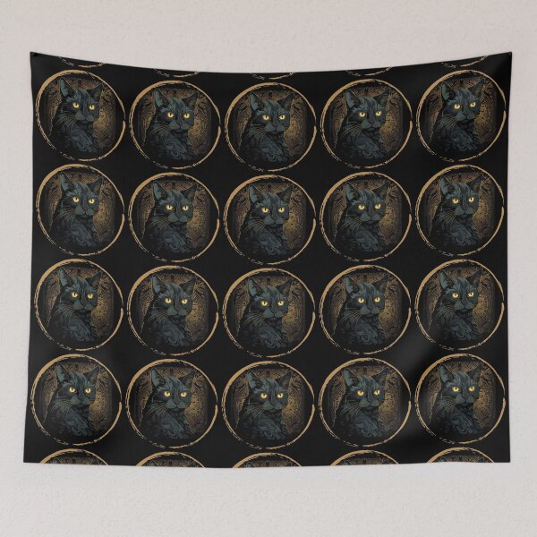 Item preview, Magical Black Feline Witchy Style designed and sold by bellabitis.