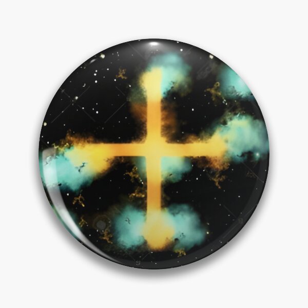 Artikelvorschau, Blurry Nebula Design With Cross entworfen und verkauft von MiracleROLArt.