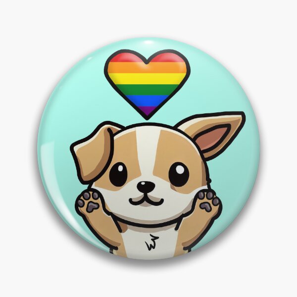 Item preview, Simple Puppy Pride designed and sold by CritterCulture.