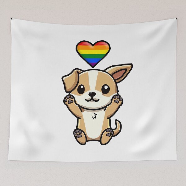 Item preview, Simple Puppy Pride designed and sold by CritterCulture.