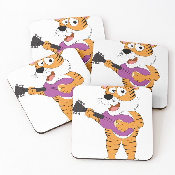 Item preview, Animal Playing Instrument Tiger Plays The Guitar designed and sold by ELOgift.