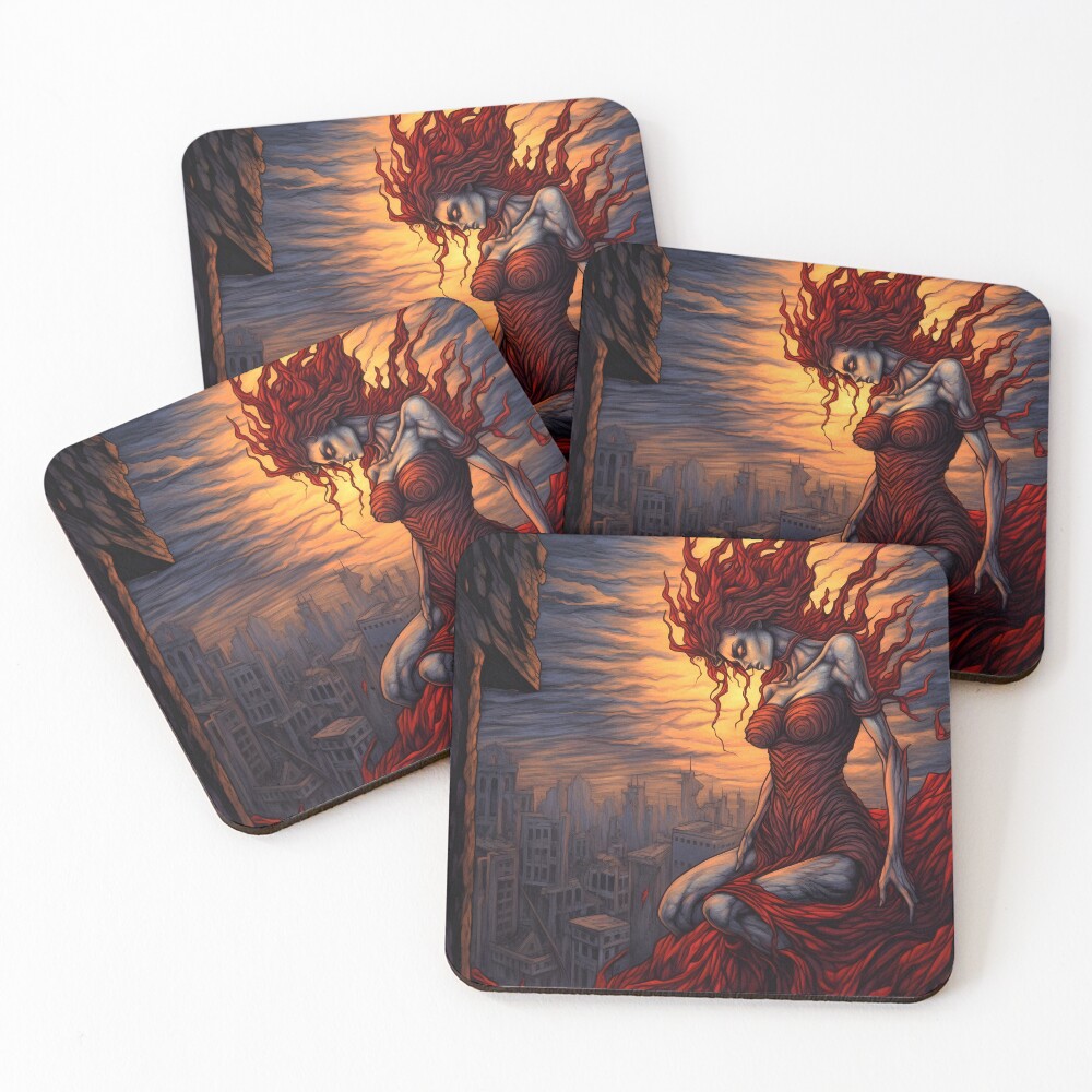 Item preview, Coasters (Set of 4) designed and sold by 20th-eclipse.