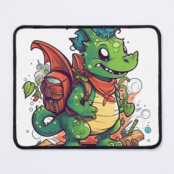 Item preview, Dragon Hike Designs: Epic Dragon Trekking Trip With Nature-loving Adventurers designed and sold by DooodleGod.