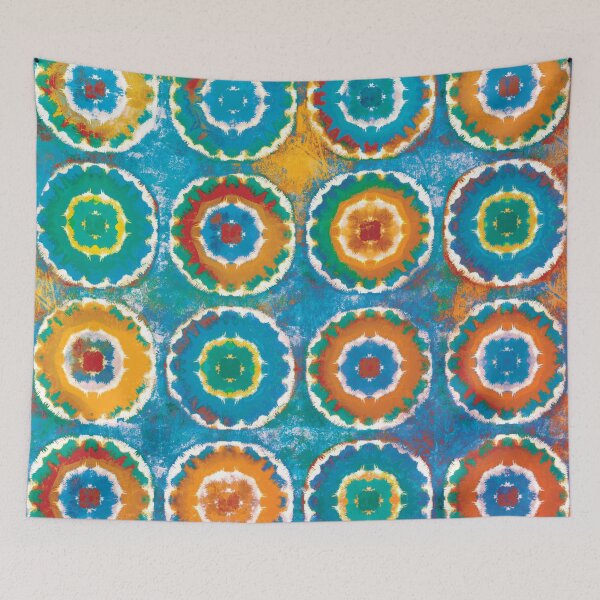 Item preview, Blue Faux Patchwork designed and sold by Karin Taylor.