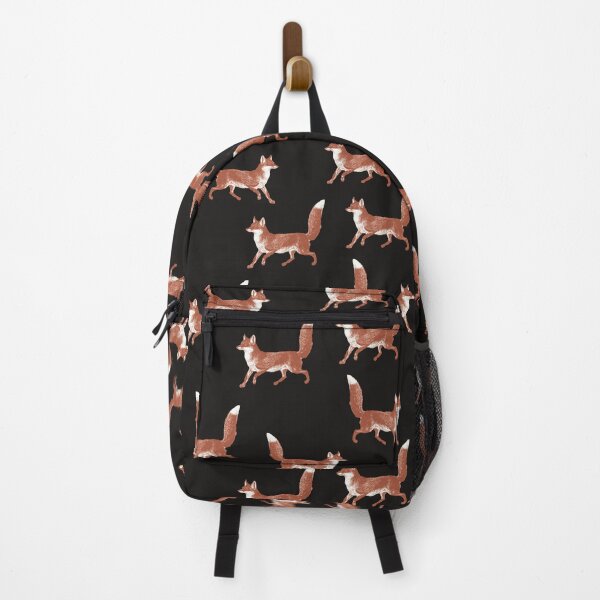 Item preview, Cute Modern Vintage Cottagecore Red Black Fox Pattern designed and sold by tanjica.