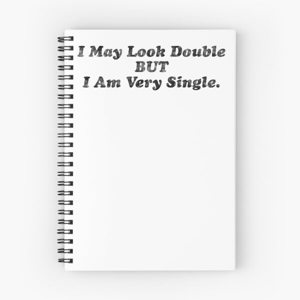 Item preview, I may look double but I am very single! FADED TEE designed and sold by YasLalu.