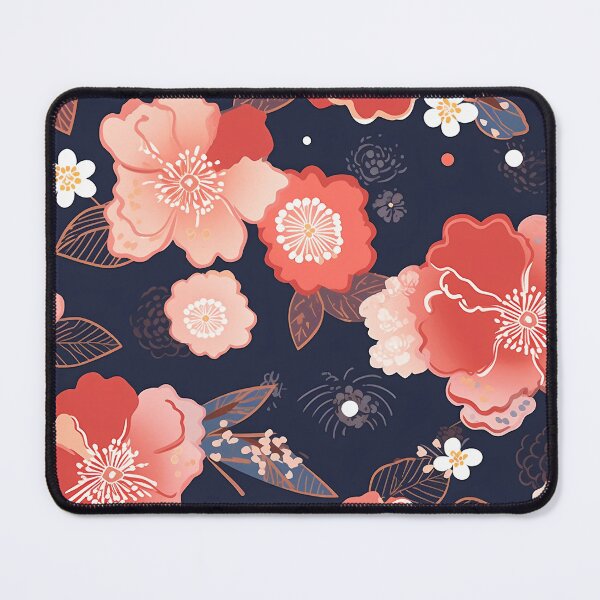Item preview, Kimono Print Sakura on Royal Blue designed and sold by BopBopShop.