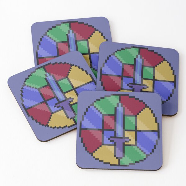 Item preview, pixel stained glass sword designed and sold by autumnalmanac.