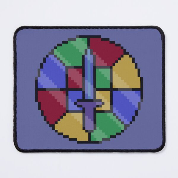 Item preview, pixel stained glass sword designed and sold by autumnalmanac.