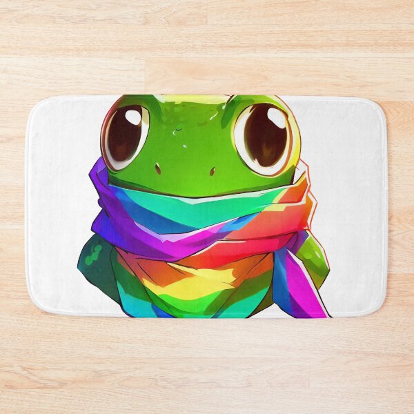 Item preview, Phrog in a Pride Scarf designed and sold by CritterCulture.