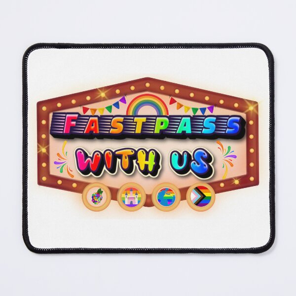 Item preview, Fastpass With Us PRIDE 2023 designed and sold by fastpasswithus.
