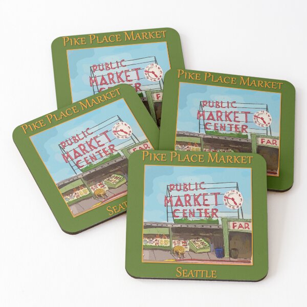 Item preview, Pike Place Market Seattle - Welshdesigns designed and sold by welshdesigns.