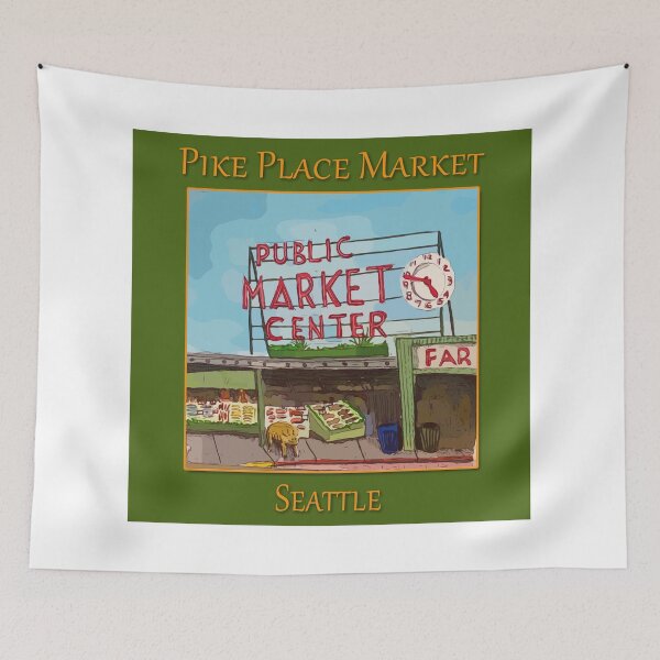 Item preview, Pike Place Market Seattle - Welshdesigns designed and sold by welshdesigns.