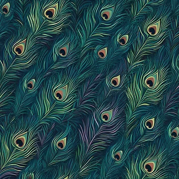 Artwork thumbnail, Peacock Feather by InfinityPattern