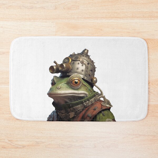 Item preview, Steampunk frog with helmet 1 designed and sold by Kim Kanger.