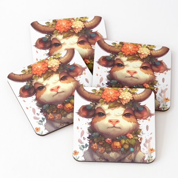Item preview, Ox Animal Clipart, Oriental Animal, Eastern Fauna Art, Asian Style Creature, Antique Creature, Oriental Style, Watercolor Art designed and sold by CoolorPaint.