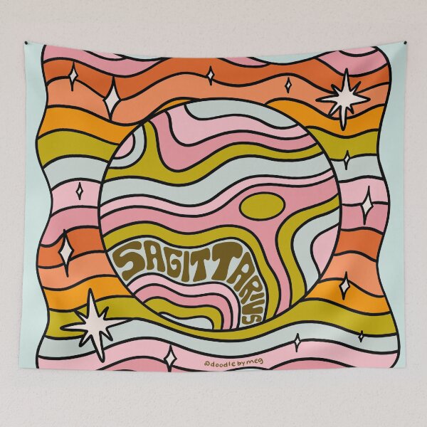 Item preview, Sagittarius Planet designed and sold by doodlebymeg.