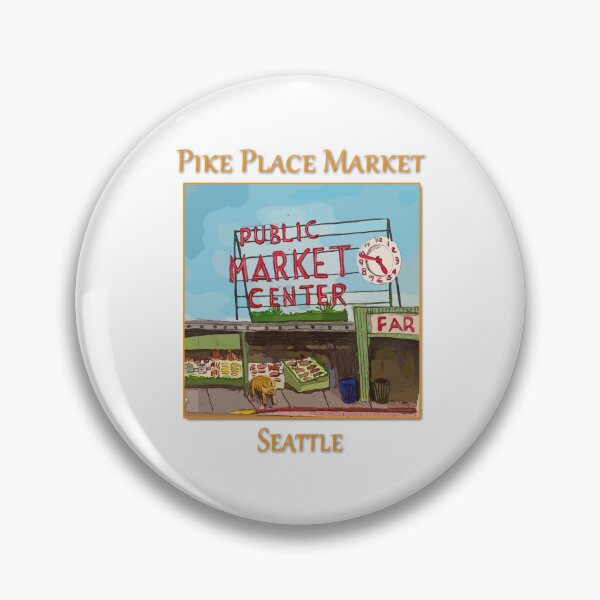 Item preview, Pike Place Market Seattle - Welshdesigns designed and sold by welshdesigns.