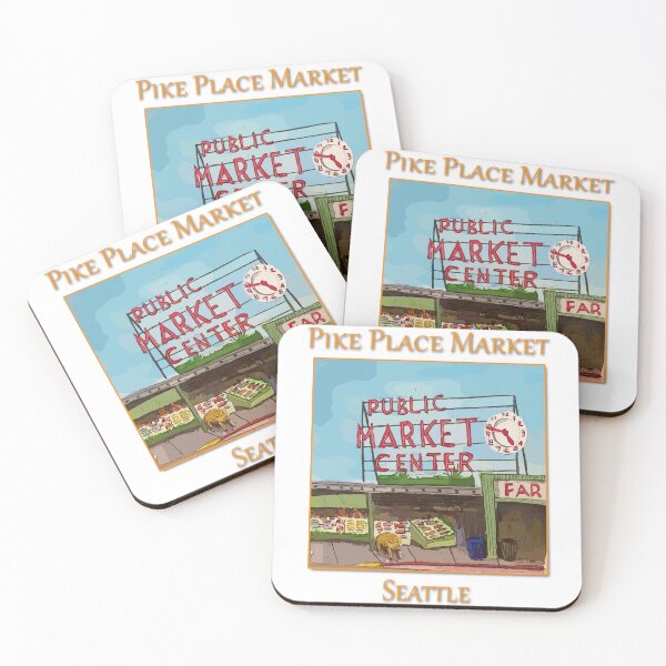 Item preview, Pike Place Market Seattle - Welshdesigns designed and sold by welshdesigns.