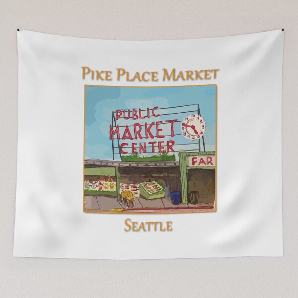 Item preview, Pike Place Market Seattle - Welshdesigns designed and sold by welshdesigns.