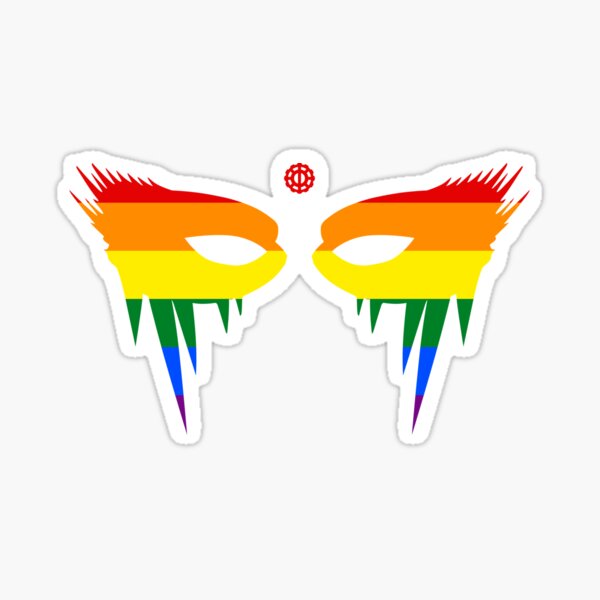 Lexa Warpaint + Headpiece Pride Sticker