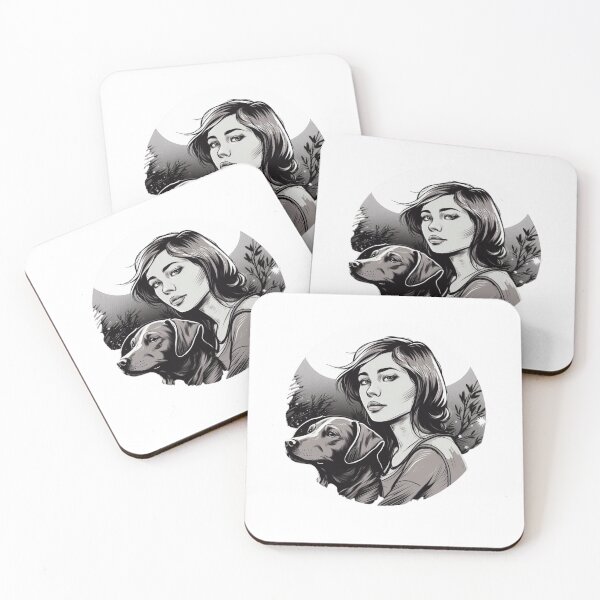 Item preview, Just A Girl And Her Dog 38 designed and sold by ArtArturs.
