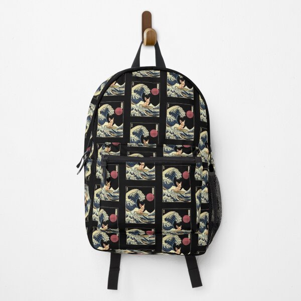 Item preview, Fennec Fox Kanagawa Japanese Surfing Wave designed and sold by rafaeltto.
