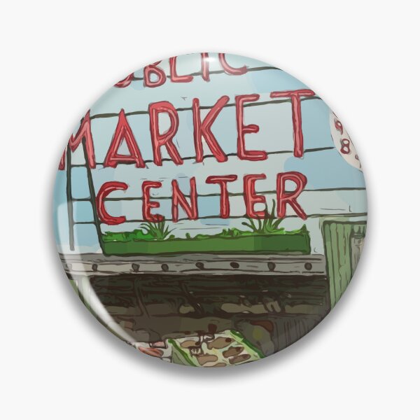 Item preview,  Pike Place Market Seattle - Welshdesigns designed and sold by welshdesigns.