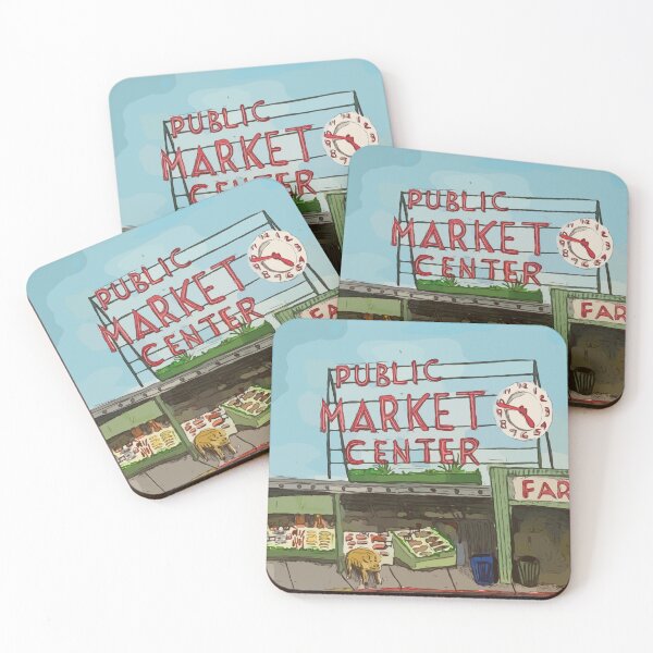 Item preview,  Pike Place Market Seattle - Welshdesigns designed and sold by welshdesigns.