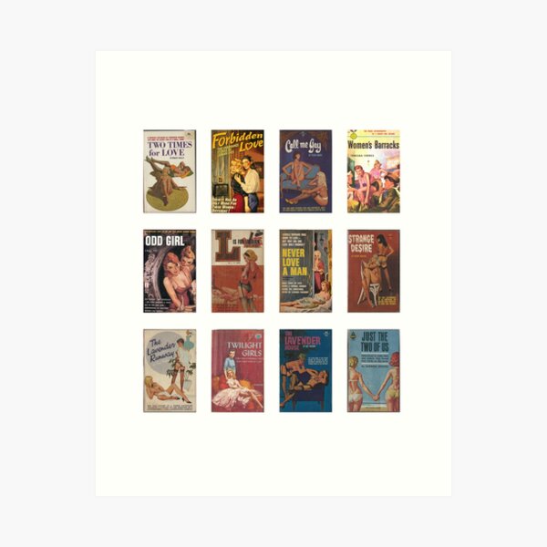 Lesbian Pulp Art Print