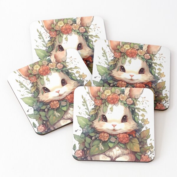 Item preview, Rabbit Animal Clipart, Oriental Animal, Eastern Fauna Art, Asian Style Creature, Antique Creature, Oriental Style, Watercolor Art designed and sold by CoolorPaint.