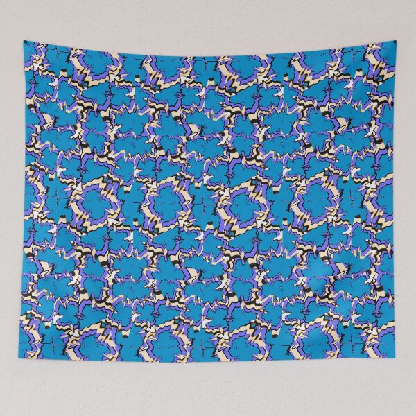 Item preview, Electric Shock in Blue designed and sold by Fusedbrush.
