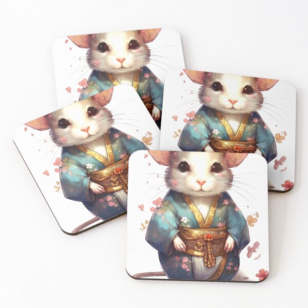 Item preview, Rat Animal Clipart, Oriental Animal, Eastern Fauna Art, Asian Style Creature, Antique Creature, Oriental Style, Watercolor Art designed and sold by CoolorPaint.