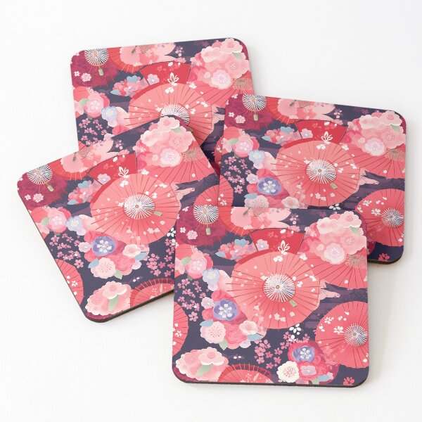 Item preview, Copy of Kimono Print Sakura on Royal Blue designed and sold by BopBopShop.