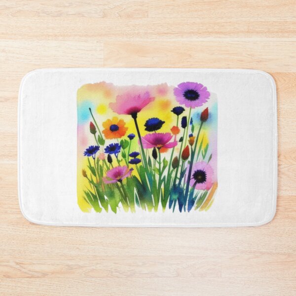 Item preview, A watercolor painting of flowers designed and sold by NewAspect.