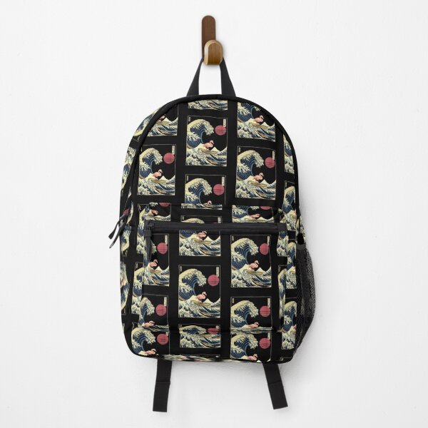 Item preview, Flamingo Kanagawa Japanese Surfing Wave designed and sold by rafaeltto.
