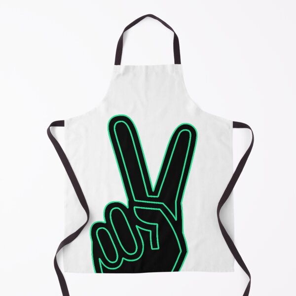 Item preview, Peace Fingers In Green designed and sold by Bobo-Print.