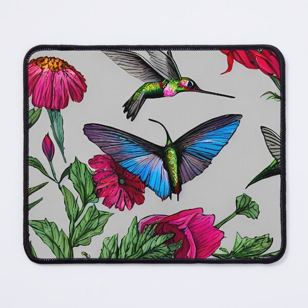Item preview, Hummingbirds and butterflies designed and sold by PosiPrints.