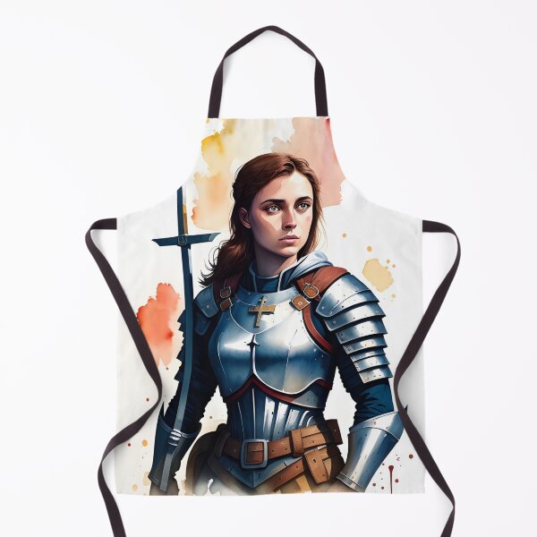 Item preview, Strong and Proud Female Knight in Silver Armor designed and sold by Erika V..