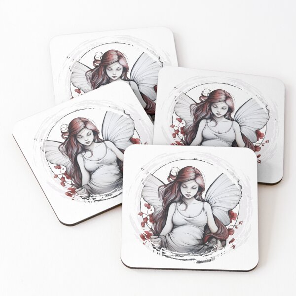 Item preview, Enchanting Serenity: Bust View of a Watercolor Fairy designed and sold by DreamBlazeStu.