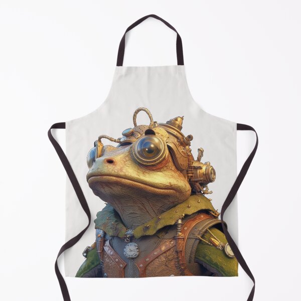 Item preview, Steampunk frog with helmet 2 designed and sold by Kim Kanger.