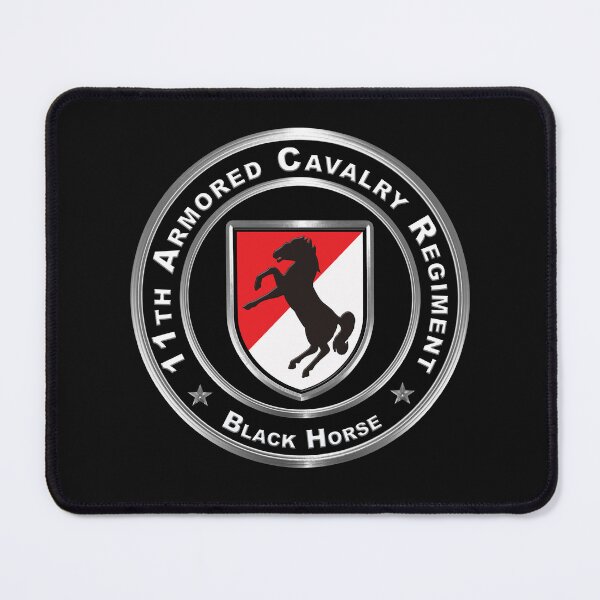 Item preview, 11th Armored Cavalry Regiment BLACK HORSE designed and sold by SoldierAlways.