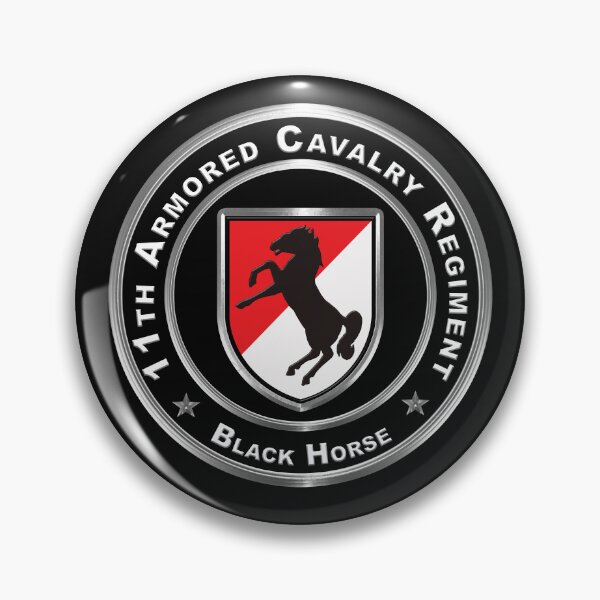 Item preview, 11th Armored Cavalry Regiment BLACK HORSE designed and sold by SoldierAlways.