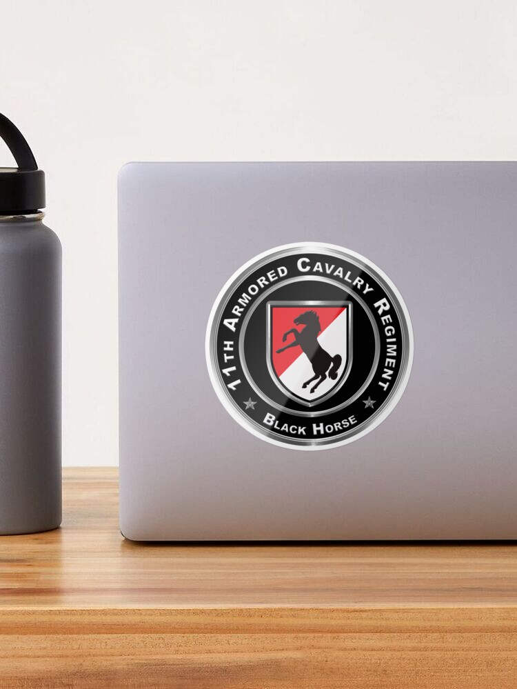 thumbnail image 2 of 4th Cavalry Regiment Vinyl Sticker - 5 Inch Waterproof Decal For Laptop & Car 2 of 13