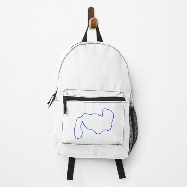 Item preview, blue outline of Rooney lake designed and sold by BakerShaker04.