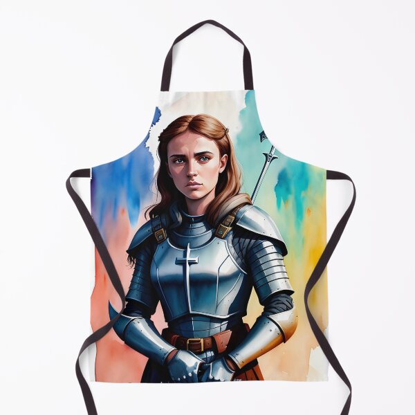 Item preview, Strong and Proud Female Knight in Silver Armor designed and sold by Erika V..