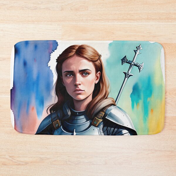 Item preview, Strong and Proud Female Knight in Silver Armor designed and sold by Erika V..